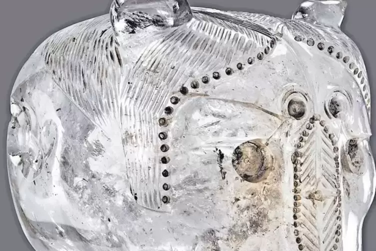 Sizilianische Spur: Löwenkopf aus Bergkristall, zweite Hälfte des 12. Jahrhunderts. Löwenherz überwinterte auf Sizilien auf sein