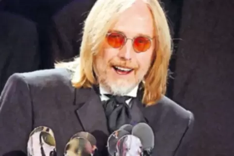 Auftritt in der Rock and Roll Hall of Fame: Petty.