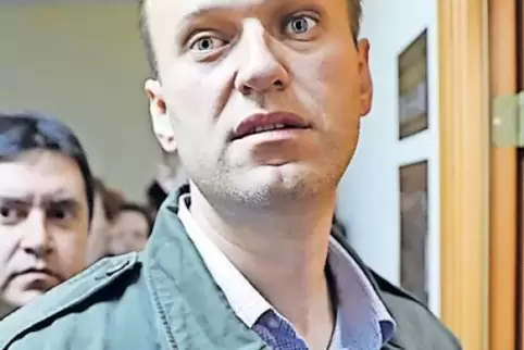 Am Montag wegen einer unerlaubten Demo zu 20 Tagen Haft verurteilt: Alexej Nawalny.