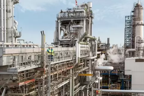 Die gut eine Milliarde Euro teure TDI-Anlage in Ludwigshafen ist das bisher größte Investitionsprojekt der BASF-Geschichte. Foto