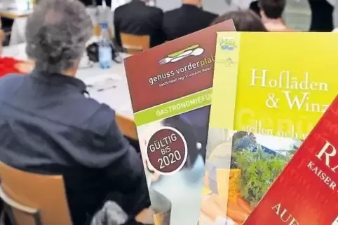 Angebote für Gäste: Flyer aus dem Rhein-Pfalz-Kreis und dem Kreis Germersheim.