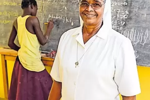 Ort der Zuflucht: Yvonne Bambara in ihrem Zentrum.