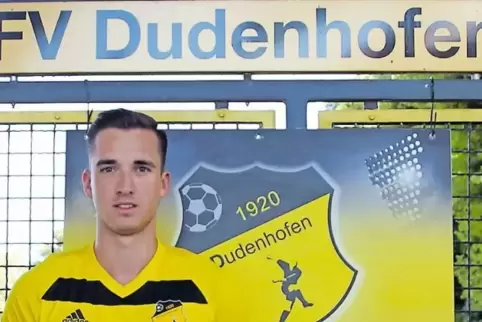 Dudenhofener Sturmhoffnung: Julian Scharfenberger.