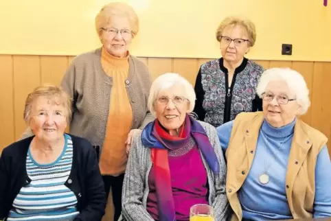 Treffen sich jeden Monat: die Damen der Jahrgänge 1932/33.