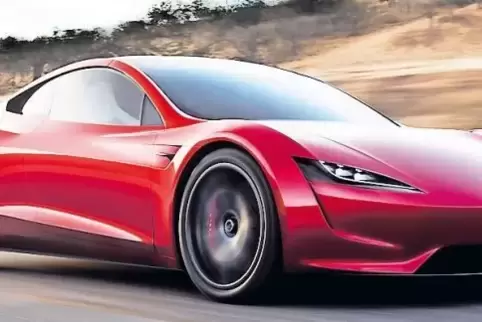 Der Elektro-Sportwagen ist laut Tesla bis zu 402 km/h schnell.