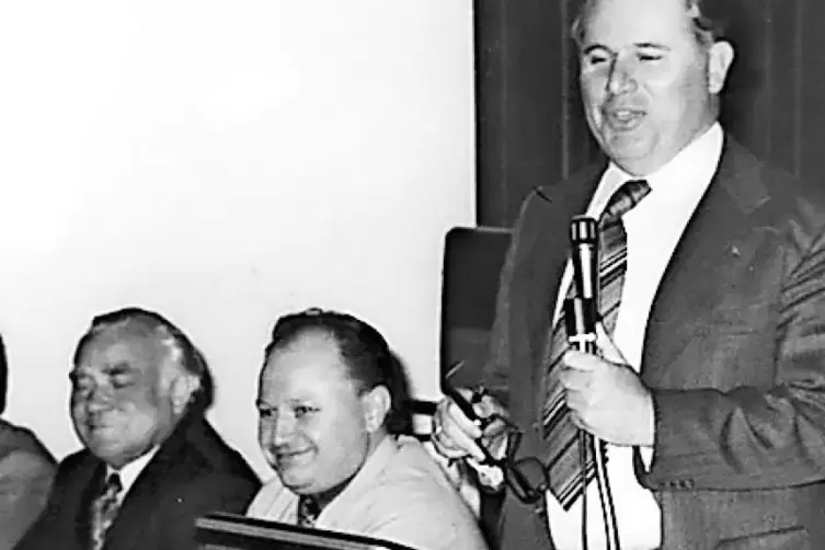 Als Redner brillant und immer f&uuml;r eine Pointe gut: Emil Wolfgang Keller.