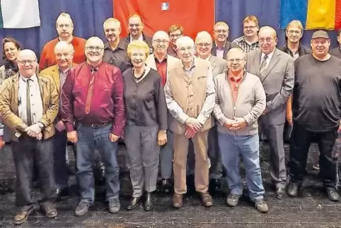 Die IG Metall ehrte am Samstag im Homburger Saalbau unter anderem diese langjährigen Jubilare aus Zweibrücken und Umgebung.