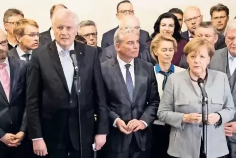 Von „bedauerlich“ bis „schade“: die überrumpelten Sondierer von CDU und CSU in der Nacht zum Montag.