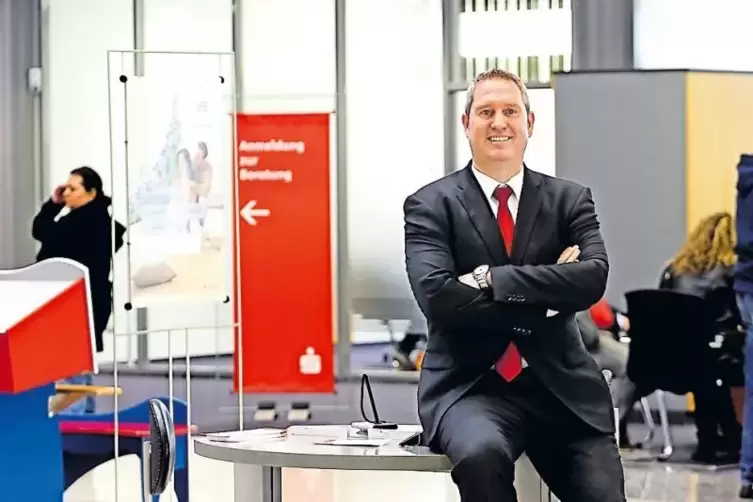 Schwerpunkte Wertpapiergeschäft und Onlinebanking: Achim Seiler, seit Juli Vorstandsmitglied der Sparkasse Germersheim-Kandel.