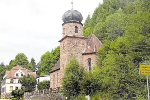 Markantes Bauwerk: die kleine Kirche in Speyerbrunn.