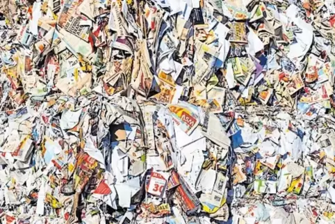 Wichtige Einnahmequelle für den Kreis: Altpapier.