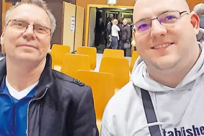Ungarisches Erfolgs-Duo: Trainer Zoltán Balazsfi (links) und Superschwergewichtler Peter Nagy.