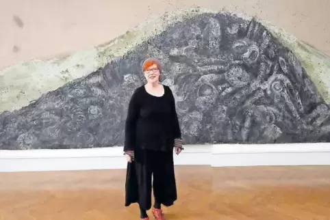 Die Fördergemeinschaft Herrenhof ehrt die Malerin und Bildhauerin Christiane Maether (hier 2013 bei einer Schau in der Villa Böh