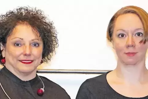 Die beiden starken Frauen des TC RW Kaiserslautern: links die Präsidentin Susanne Bernhart und die Vereinssprecherin Christine R
