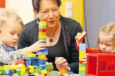 Claudie Knaub freut sich, dass alle Kindergartenkinder ihren Weg gemacht haben.