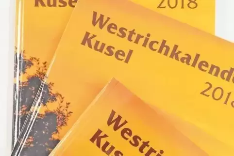 Klebezettel im hinteren Westrichkalender: Der als erstes anzugehende Lesestoff ist bereits markiert.