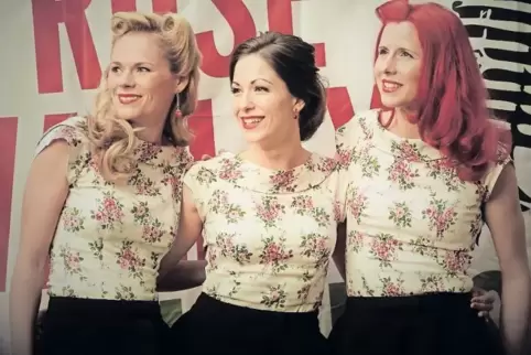 Die „Rosevalley Sisters“ aus dem nordpfälzischen Rosenthal widmet sich dem Harmoniegesang in der Tradition der „Andrew Sisters“.