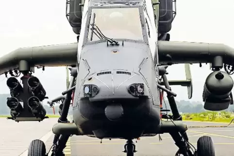 Sieht martialisch aus, ist aber häufig nicht einsatztauglich: Kampfhubschrauber „Tiger“.