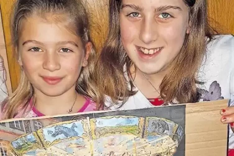 Starkes Puzzle-Duo: Celine und Lea Kaiser, Lindenberg.