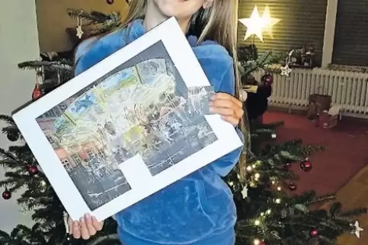 Hat das doppelte Puzzleteil nat&uuml;rlich auch entdeckt: Finja Brenner (12) aus Neustadt.