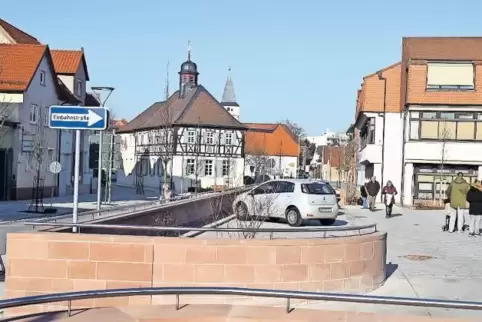 Im August wird der neu gestaltete Ortskern offiziell freigegeben.