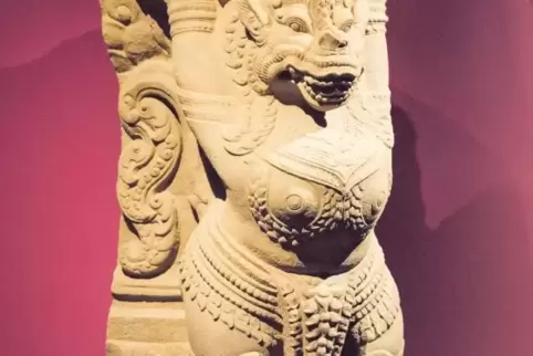 „Im Land des aufsteigenden Drachen“: einer der archäologischen Schätze, der in der Ausstellung zu sehen ist.