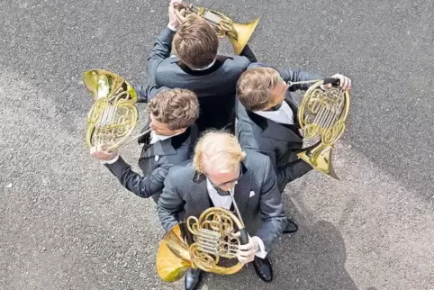 Das Quartett „German Hornsound“ aus Stuttgart eröffnet im November eine neue Klassikreihe in Maikammer.