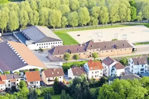 Blick aufs Landgestüt: Der Geschäftsführer der GmbH rechnet 2018 mit einem Verlust. Wenn der Kindergarten an der Gabelsbergerstr