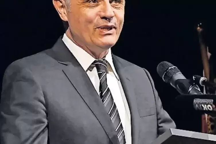 Appellierte an das Wir-Gef&uuml;hl: OB Bernhard Matheis.