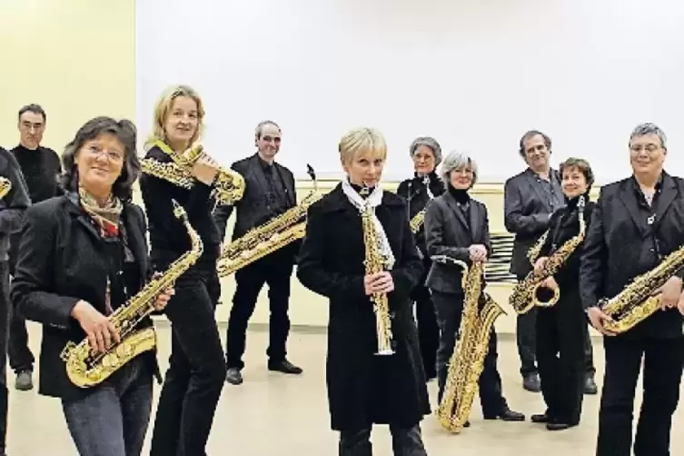 Seit 2005 besteht das Frankfurter Saxophonorchester.