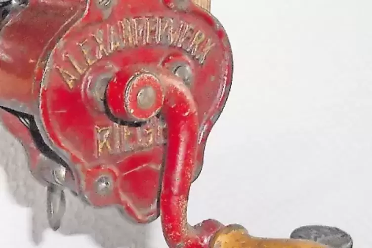 Bohnendreher im Fundus von Winfried Messer.