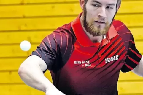 TTF-II-Spitzenspieler Kevin Klein gewann gegen den TV Wörth seine beiden Einzel.