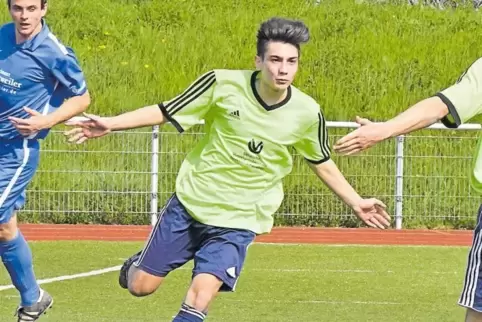 Wichtig für das Umschaltspiel beim TuS Wachenheim: Der leichtfüßige und nicht groß gewachsene Gerrit Rohr (hier beim Match gegen