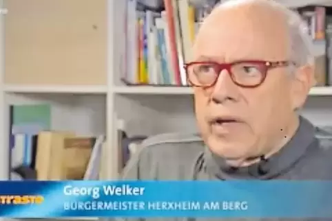 Georg Welker während seines Auftritts in der ARD-Sendung „Kontraste“.