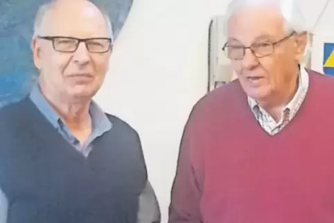 Volker Schläfer (links) und Harry Ledig organisieren für die Mutterstadter Ortsgruppe des Historischen Vereins viele Vorträge.