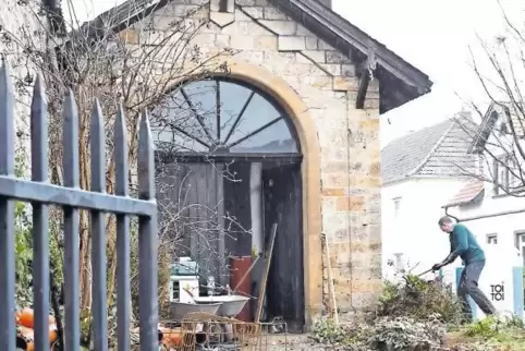 Bis Mai wird das Eichhäusel an der Stadtmauer saniert.