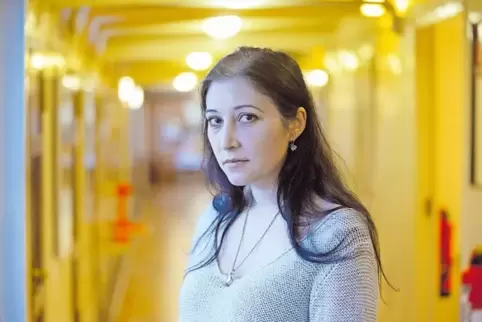 „Das Leben hier ist so anders“: Anna Galkina in Mannheim.