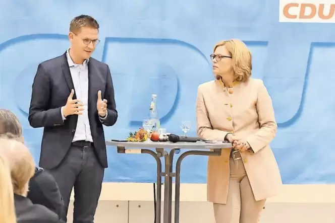 Als Vorsitzender der Jungen Union Rheinland-Pfalz sieht der Dürkheimer Bundestagsabgeordnete Johannes Steiniger (hier bei einem Als Vorsitzender der Jungen Union Rheinland-Pfalz sieht der Dürkheimer Bundestagsabgeordnete Johannes Steiniger (hier bei einem