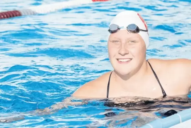 Sie hat keine Probleme mit der Motivation und hat sich für dieses Jahr im Schwimmbecken eine Menge vorgenommen: Franziska Kleber