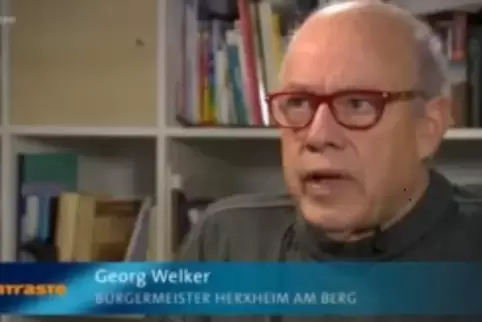 Georg Welker während seines Auftritts in der ARD-Sendung „Kontraste“.  Foto: Alfter