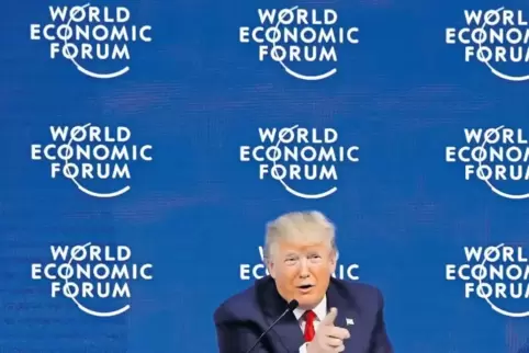 „Amerikas Zukunft war niemals glänzender“, sagte Donald Trump.