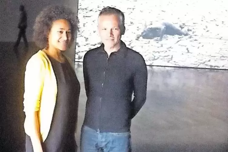 Das Ludwigshafener K&uuml;nstlerpaar Mwangi Hutter.