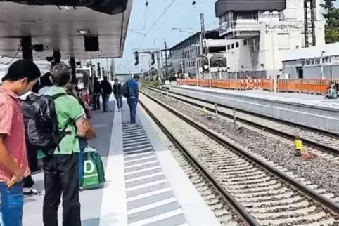 In der Kritik: der besonders enge Bahnsteig 2.