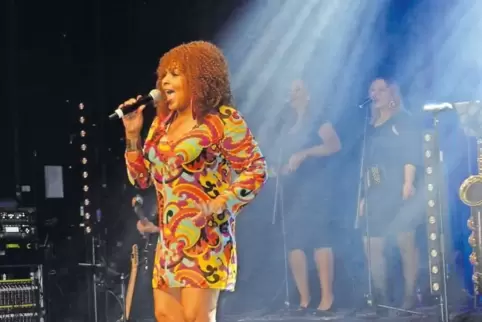 Leah Jones, geboren in Detroit, sang unter anderem Hits von Marvin Gaye.