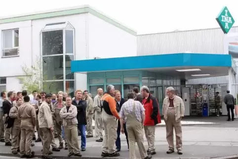 2700 Mitarbeiter arbeiten bei Schaeffler in Homburg. Am Donnerstag ab sechs Uhr sind die Gewerkschaftsmitglieder zu 24-stündigen