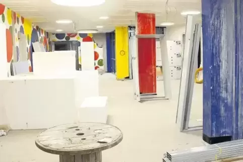 Großbaustelle: Die Grundschule Thaleischweiler-Fröschen wird derzeit umgebaut und erweitert.