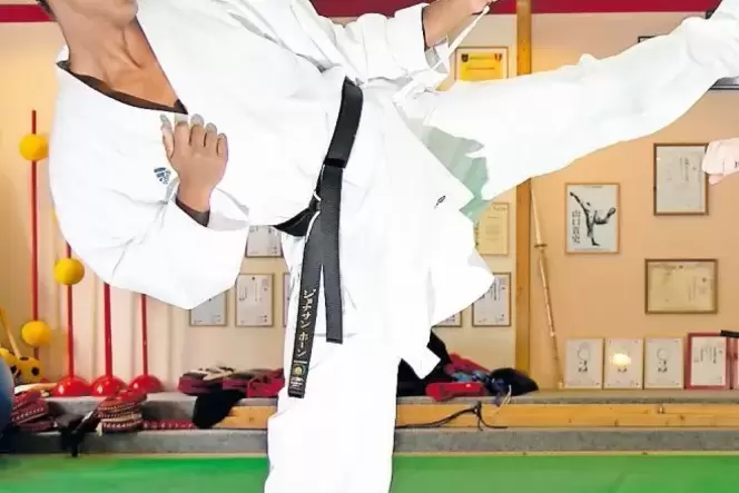 Ein Karateka von Weltformat: Jonathan Horne. Ein Karateka von Weltformat: Jonathan Horne.