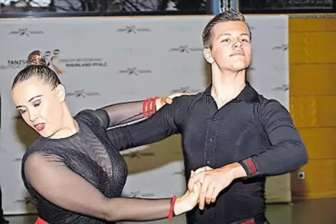 Rheinland-Pfalz-Meister der Jugend C: Clara Spadinger und Marcel Klonig.