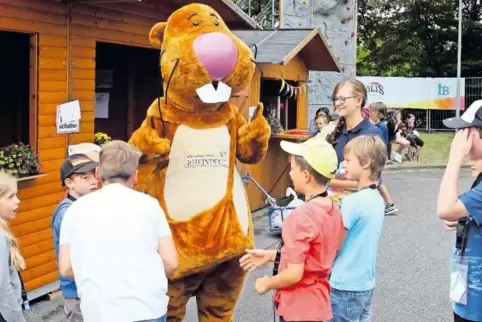 Nils Nager ist ebenfalls regelmäßig Gast in der Kinderstadt.