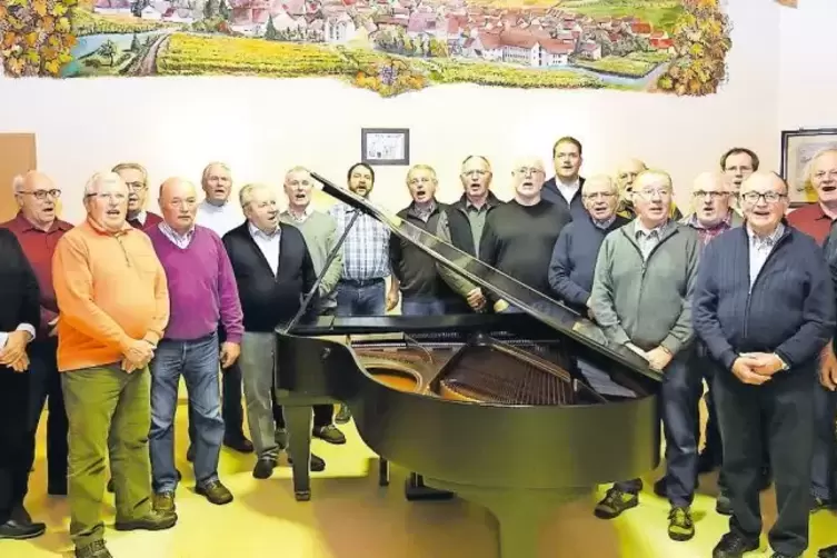 Der M&auml;nnergesangverein ist skeptisch, was einen Besuch Trumps angeht.